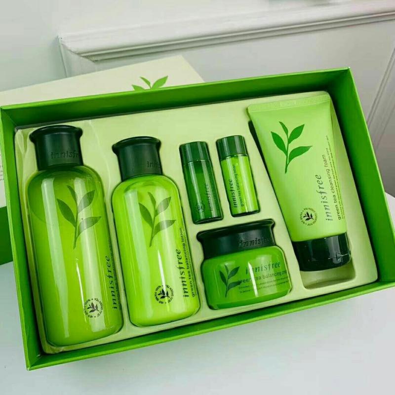 Buy Korea Innisfree Green Tea Balancing Special Skin Care Set (6 items) Singapore