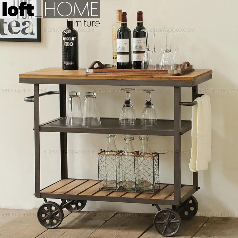 Drinks Trolley / Side Table – Classic