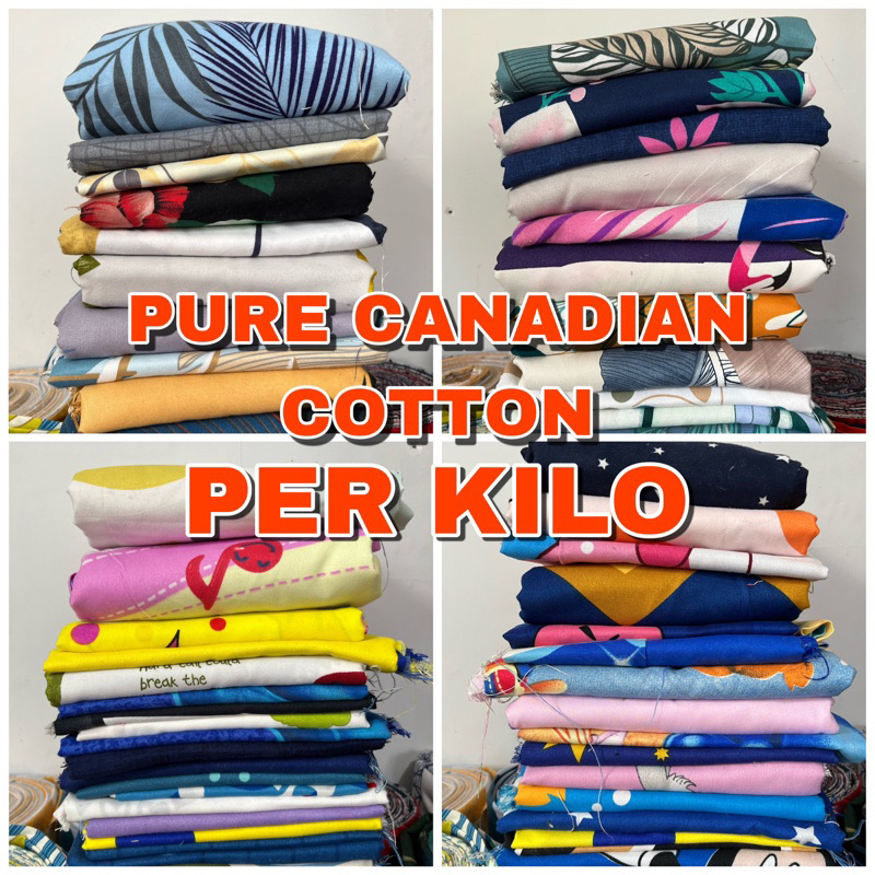 PER KILO Pure Canadian Cotton GOOD YARD for Bedsheets Punda etc**