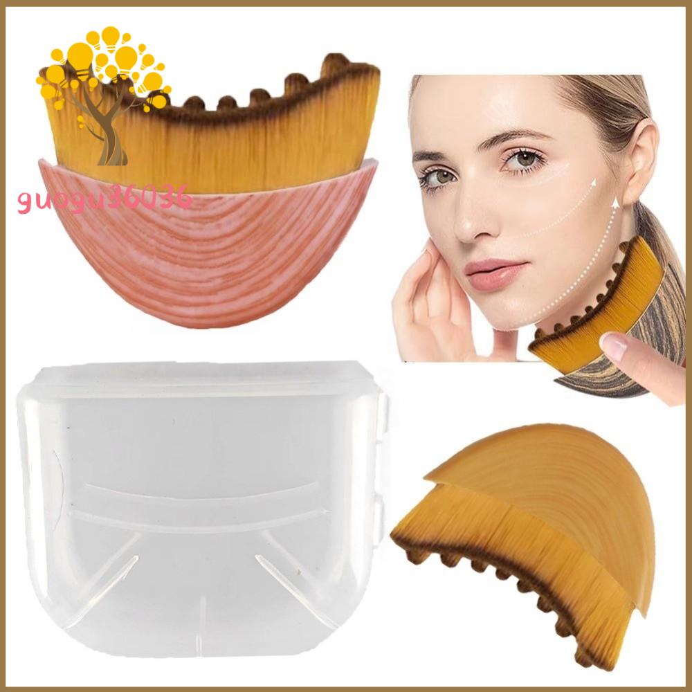 GUOGU Di động Cọ tạo đường nét khuôn  bằng phương pháp dẫn lưu bạch huyết Đa chức năng Có hộp Máy massage tạo đường nét cho vùng hàm  Giảm bọng mắt vùng cằm Cọ rửa  hỗ trợ lưu thông bạch huyết