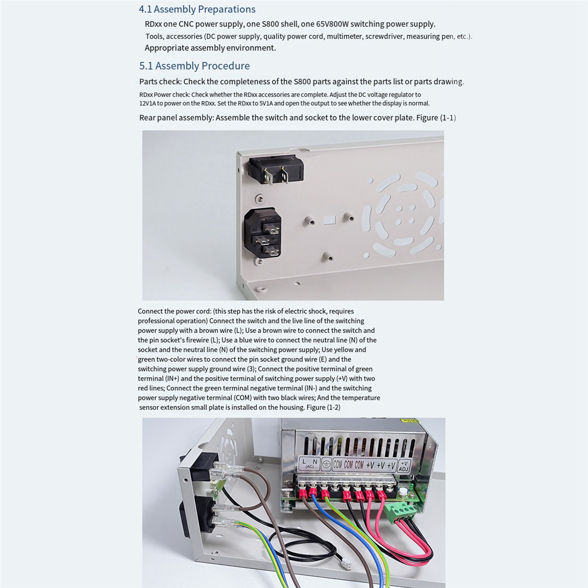 RD RD6012 RD6018 Switch Power Supply Digital Switch Power Supply Case S800 for Iron Shell Voltage Co