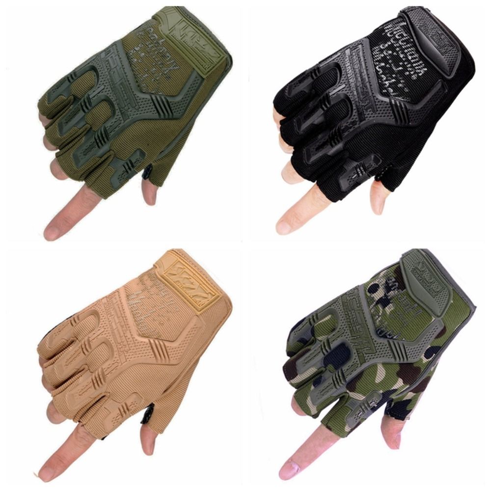 ALIENLA Wear-Resistant Half Finger Gloves Anti