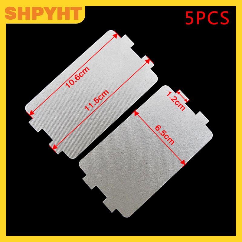 SHPYHT 5PCS Mica Plate Sheet For Microwave Oven Replacement Repairing Accessory For Using In Home Ap