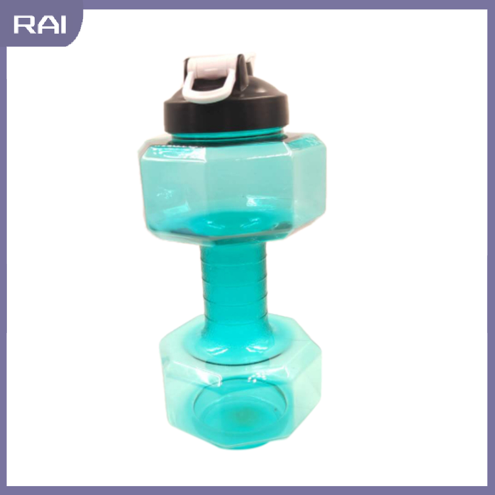 Bình nước 2,2 L Bình tập gym thể thao quả tạ hình quả tạ tập thể hình protein