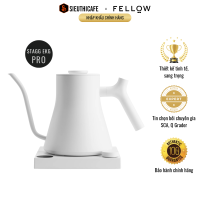 Ấm Rót Nước Điện Fellow Stagg PRO EKG 0.9L Đun Sôi Tức Thời Màu Matte White Hàng Chính Hãng