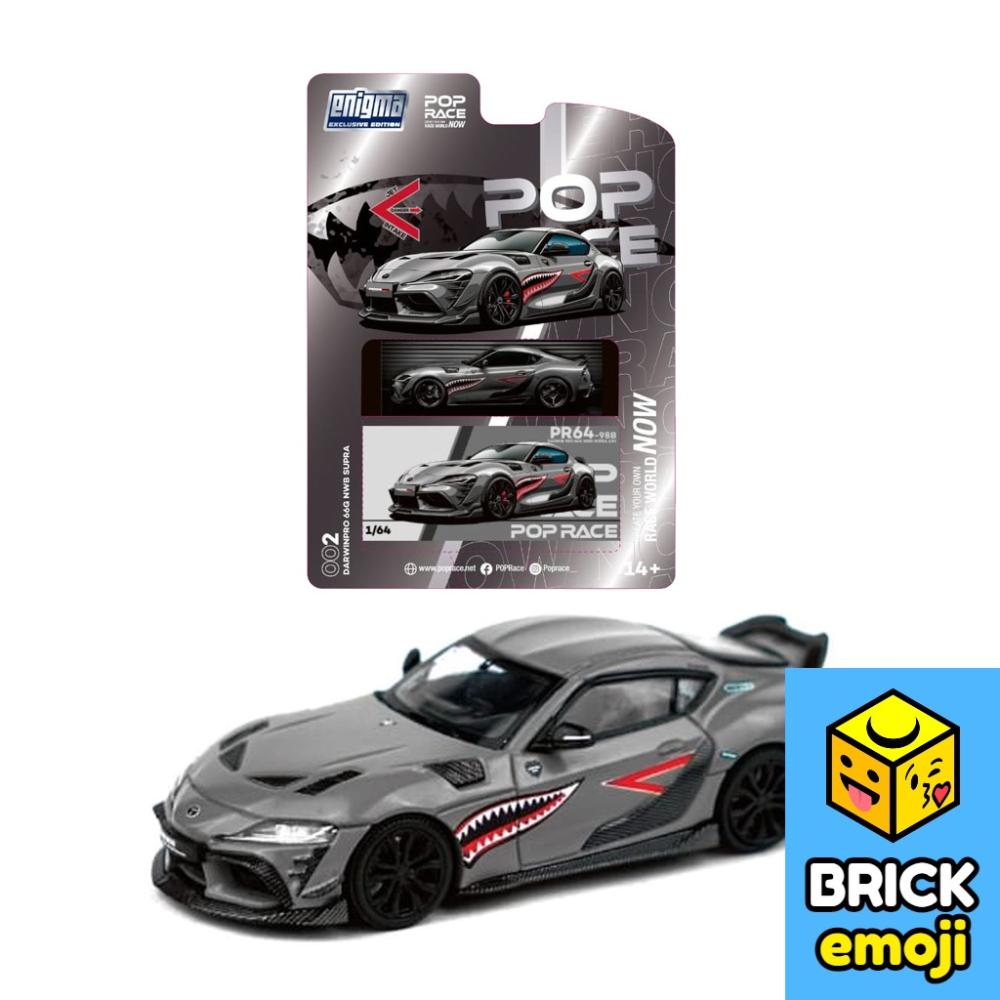Pop Race x Enigma Exclusive Darwin PRO 66G NWB Supra (Blister Packaging) 1/64 PR640098 Đồ chơi mô hì