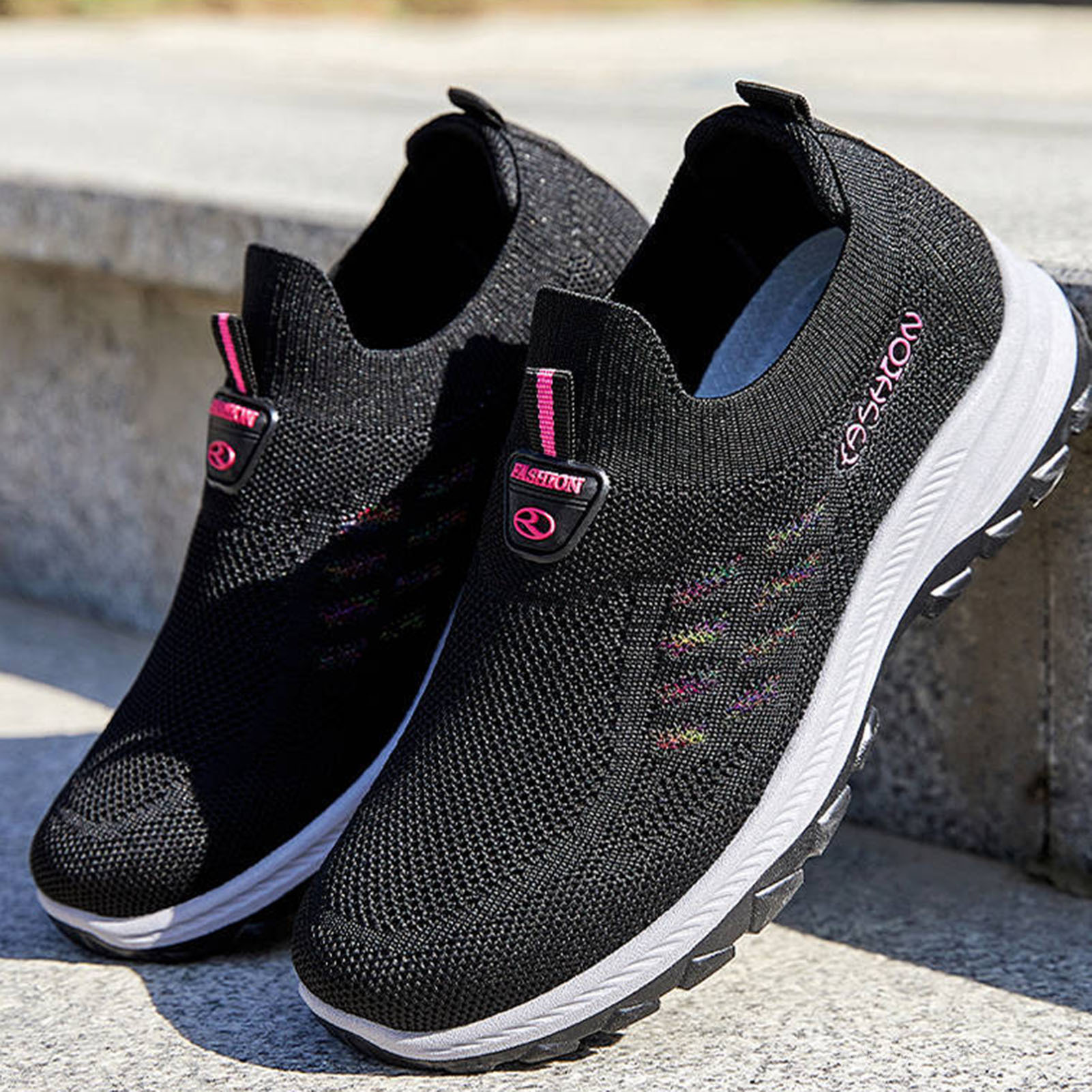 Women's Breathable Walking Shoes Lightweight Casual Running Sneakers Gift for Girl friend Female Lover cinma Fashion JS-025-MY - 2
