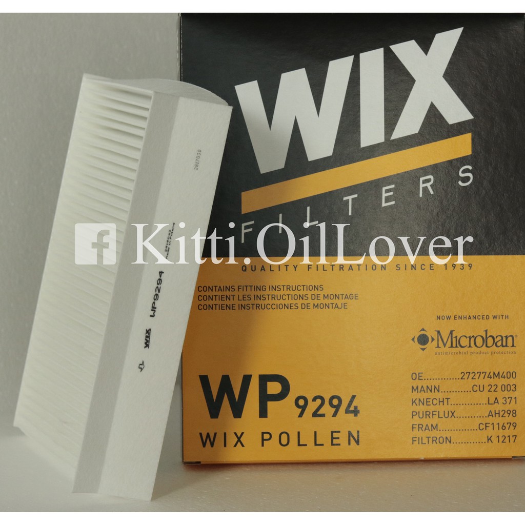 Wix ไส้กรองแอร์ WP9294 9294 Nissan Teana 2.0 2.3 J31 X-Trail T30 2002 นิสสัน เทียน่า XTrail ราคา 127 บาท*ส่งฟรี