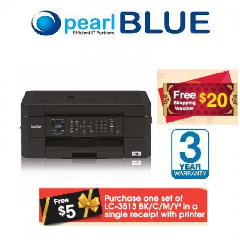 Brother MFC-J491DW Wireless 4-in-1 Colour Inkjet Printer Singapore