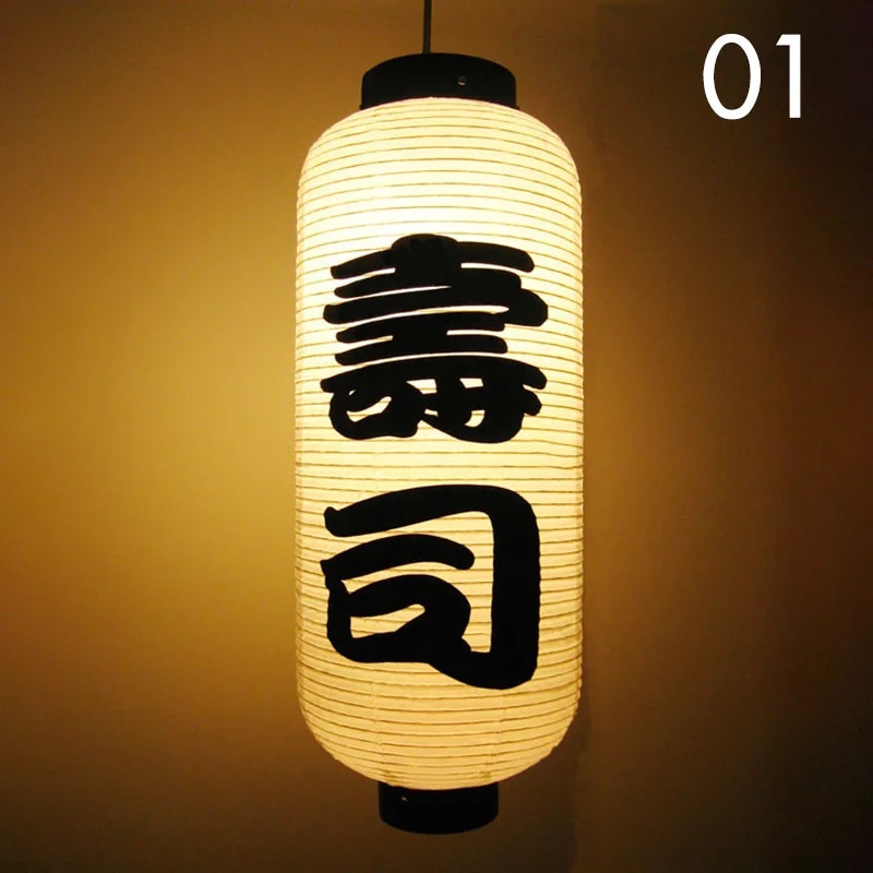 【】 20*50cm Japanese Style Lantern Waterproof Korean Lantern Sushi Sashimi Cuisine Izakaya Decor Lantern Restaurant Pub Decor Sign