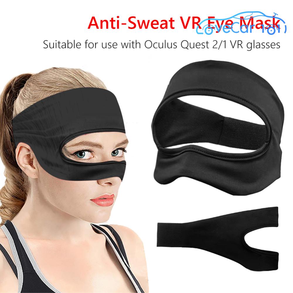 For Oculus Quest 2 Eye Mask Anti-sweat VR Glasses Adjustable Sweat Band Covers ราคา 102 บาท*ส่งฟรี