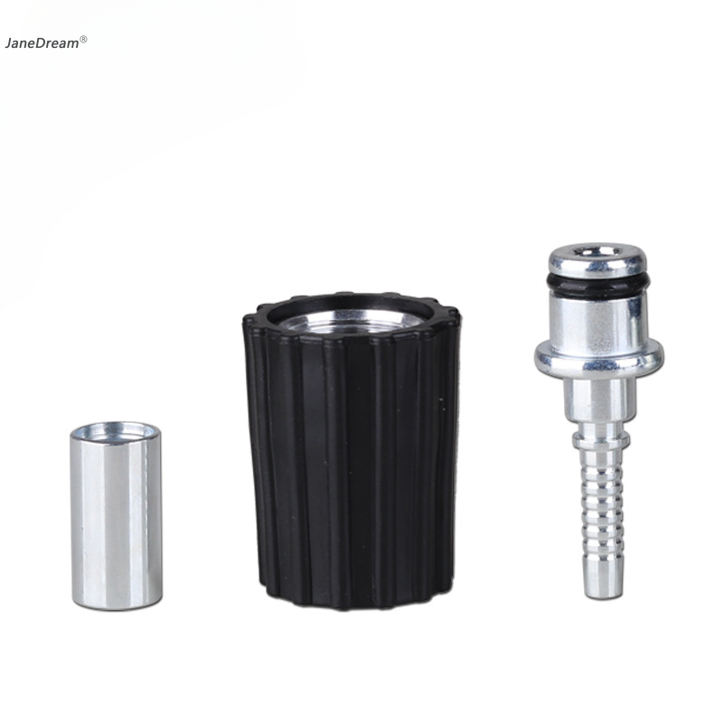 JaneDream 3Pcs High Pressure Car Wash Machine Hose Connector for M14 M22 14mm 15mm 360 Degree Rotation Hose Sprayer ราคา 45 บาท*ส่งฟรี