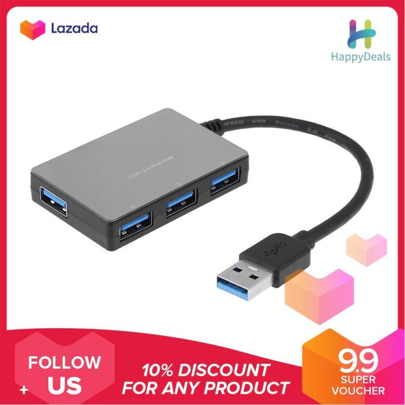 {9.9 Hot Sale Festival}USB 3.0 HUB 4 Port 5Gbps Super Speed Plastic USB Hub Splitter for Laptop PC - intl