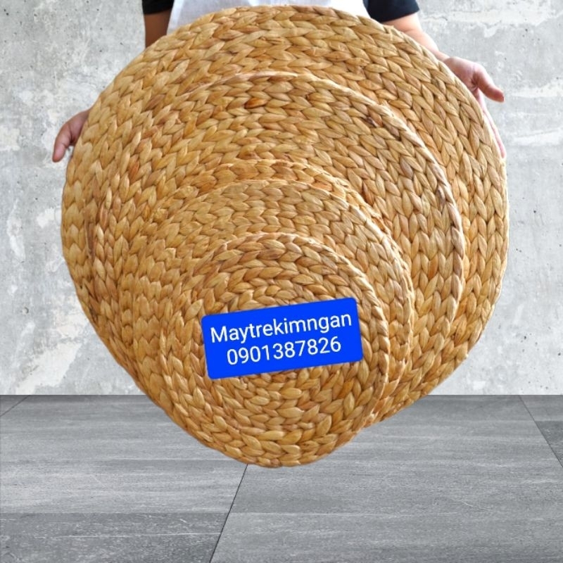 Thảm tròn lục bình 4 size