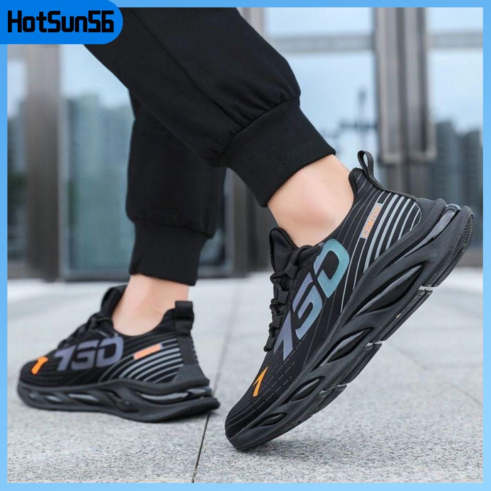 HOTSUN56 Thoáng khí Giày sneaker nam thường ngày Chống trượt Chống mài mòn Giày thể thao Thời trang Thắt Dây Giày chạy bộ Dành cho Xuân Thu