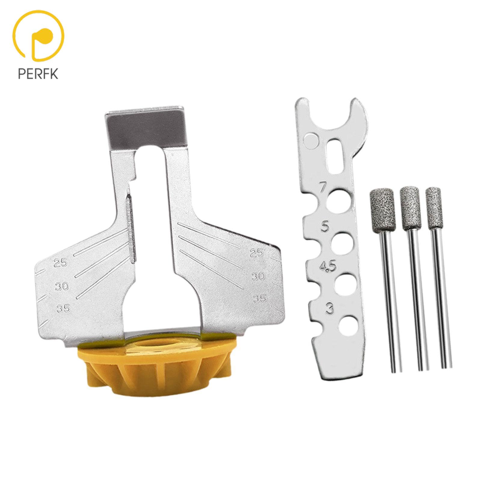 Perfk Saw Sharpening Attachment Kit Electric Rotary Tool Accessory Portable Premium Easy to Use Saw Sharpener for Outdoor Gardening ราคา 58 บาท*ส่งฟรี