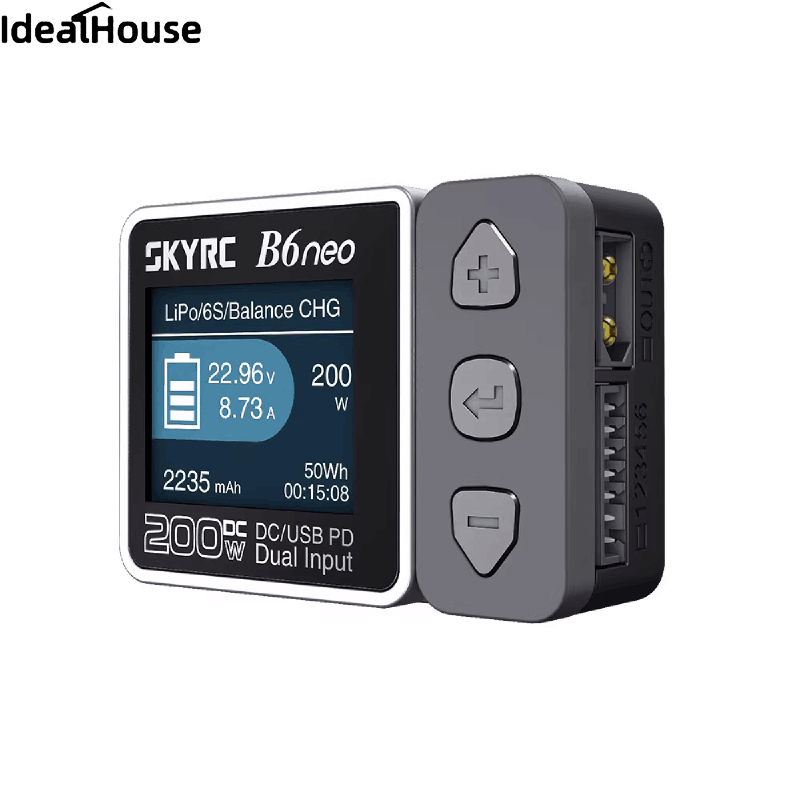 IDealHouse Store Fast Delivery SkyRC B6neo Smart Charger DC 200W PD 80W