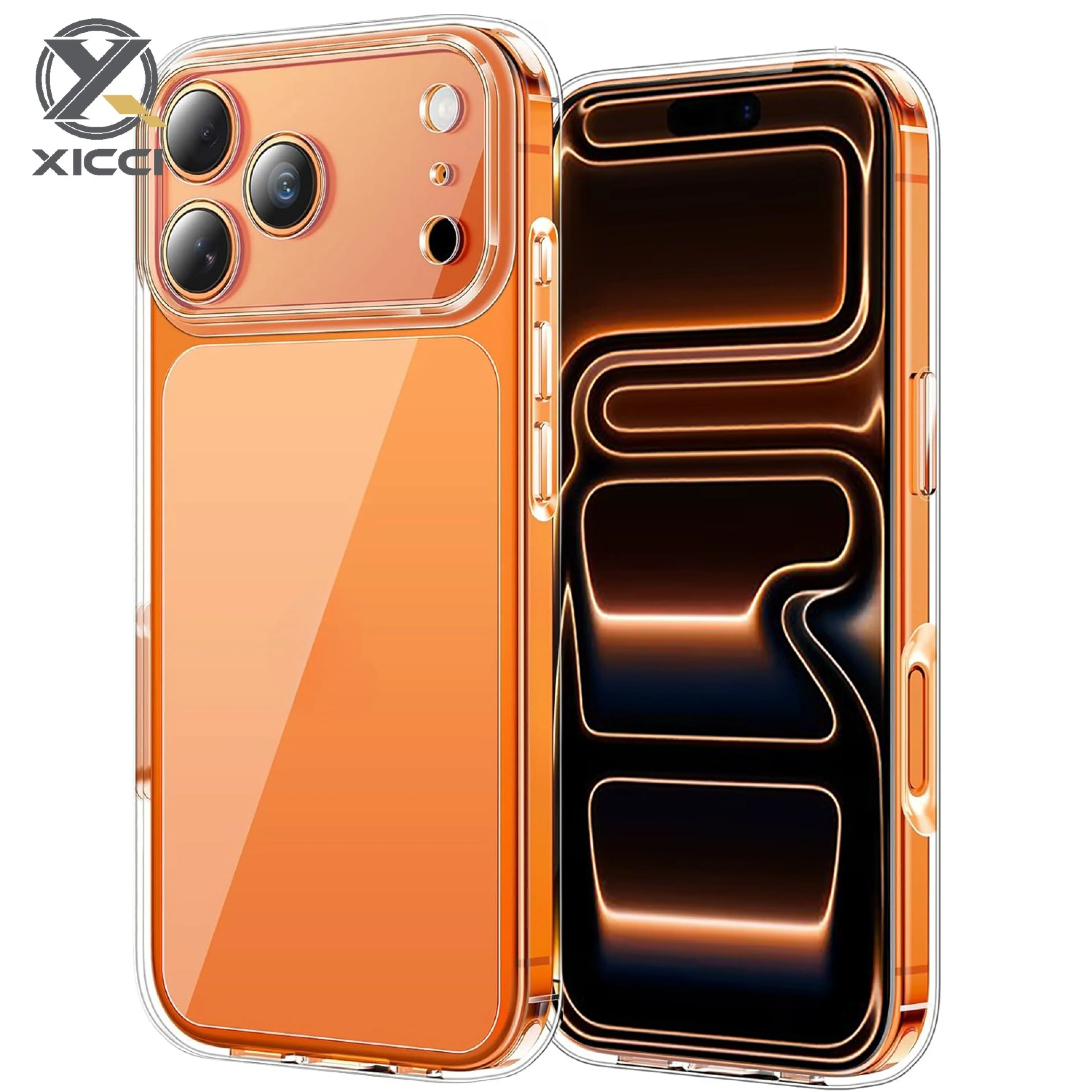 XICCI For IPhone 17/17 Air/17 Pro/17 ProMax Phone Case Thin Anti-Scratch Clear Flexible TPU Silicone Transparent Four Corner Bumper Protective Cellphone Casing