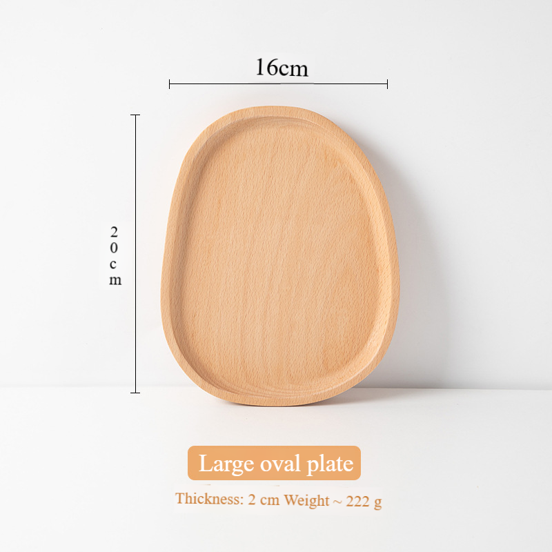 FAWEILIN พรีเมี่ยมไม้เนื้อแข็งแผ่นผลไม้ขนมปังถาดขนมขบเคี้ยวตารางกาแฟรถไฟเหาะ ราคา 95 บาท*ส่งฟรี