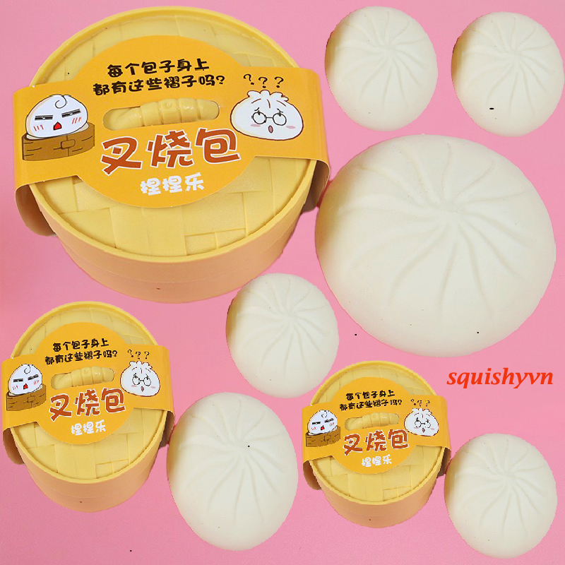 Hộp bánh bao Mochi Squishy