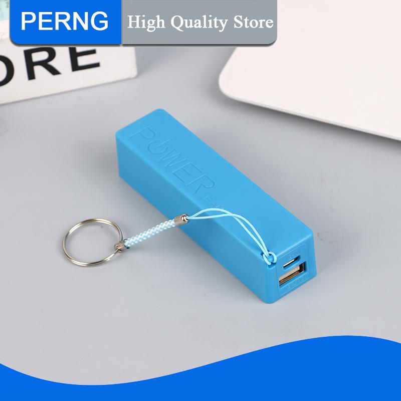 [PERNG] Tehe Điện thoại di động ngân hàng sạc pin gói cho trường hợp tự làm hộp Protable đầy màu sắc stroage hộp - 8