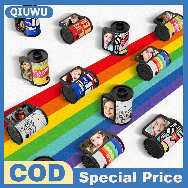 QIUWU กล้องฟิล์มพวงกุญแจขนาดเล็กน้ำหนักเบากะทัดรัดสองฟังก์ชั่นตกแต่งสำหรับวัยรุ่นสวนสนุกใช้งานในการถ่ายภาพ ราคา 385 บาท*ส่งฟรี