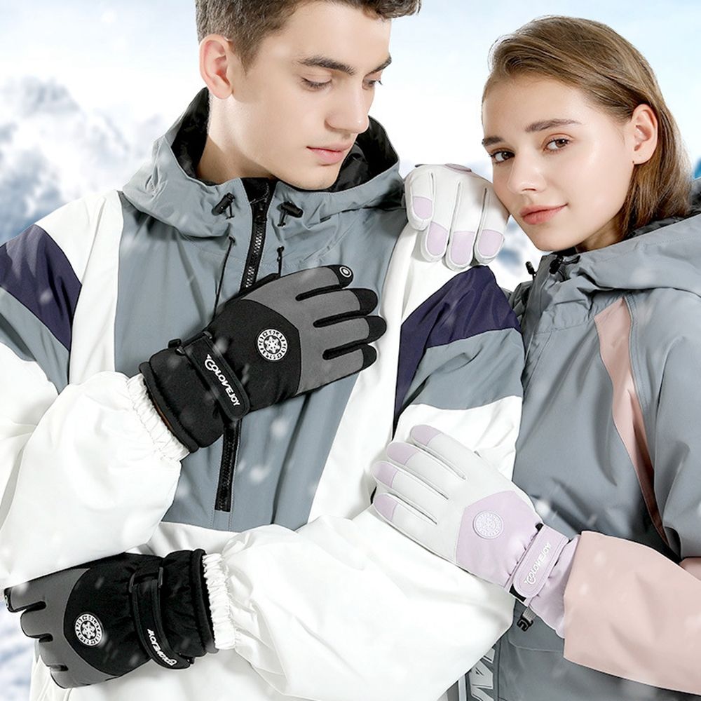 ALIENLA Protective Gears Waterproof Winter Full Finger Couple Gloves