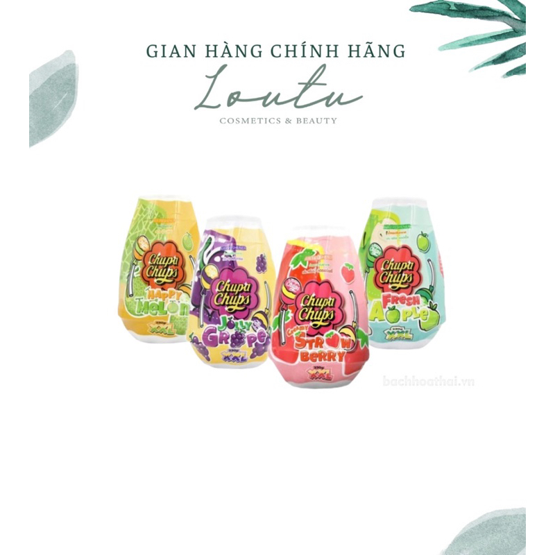 Sáp thơm Chupa Chups Gel Air Freshener ngọt lịm kẹo trái cây