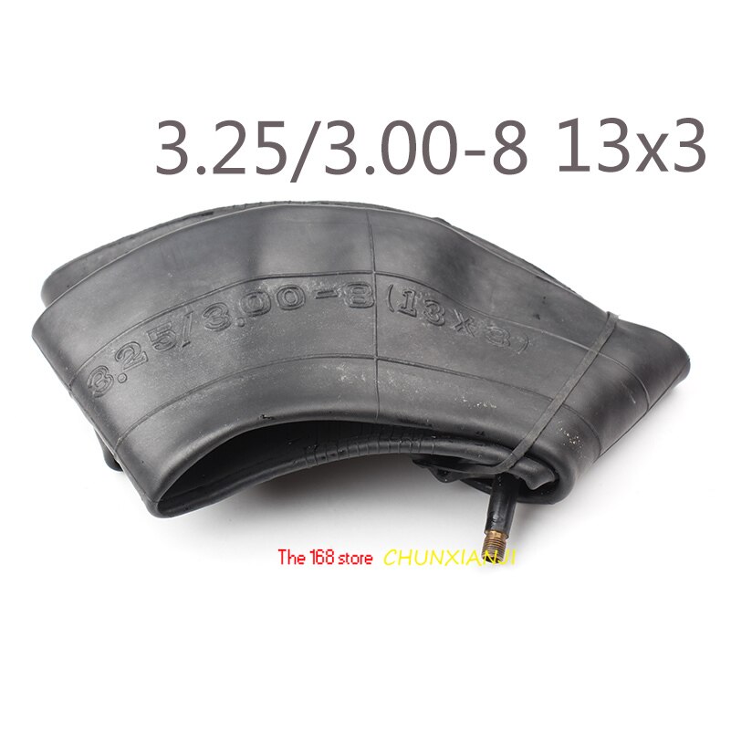 3.25/3.00-8 (13x3) Bộ đổi điện mini bánh xe trước ống bên trong thẳng van 8 inch Xe cút kít xe tay ga xe Go-Kart lốp xe địa hình ống bên trong