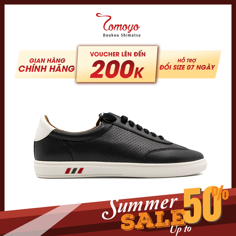 Giày sneaker nam lót da cừu tomoyo tmn21501