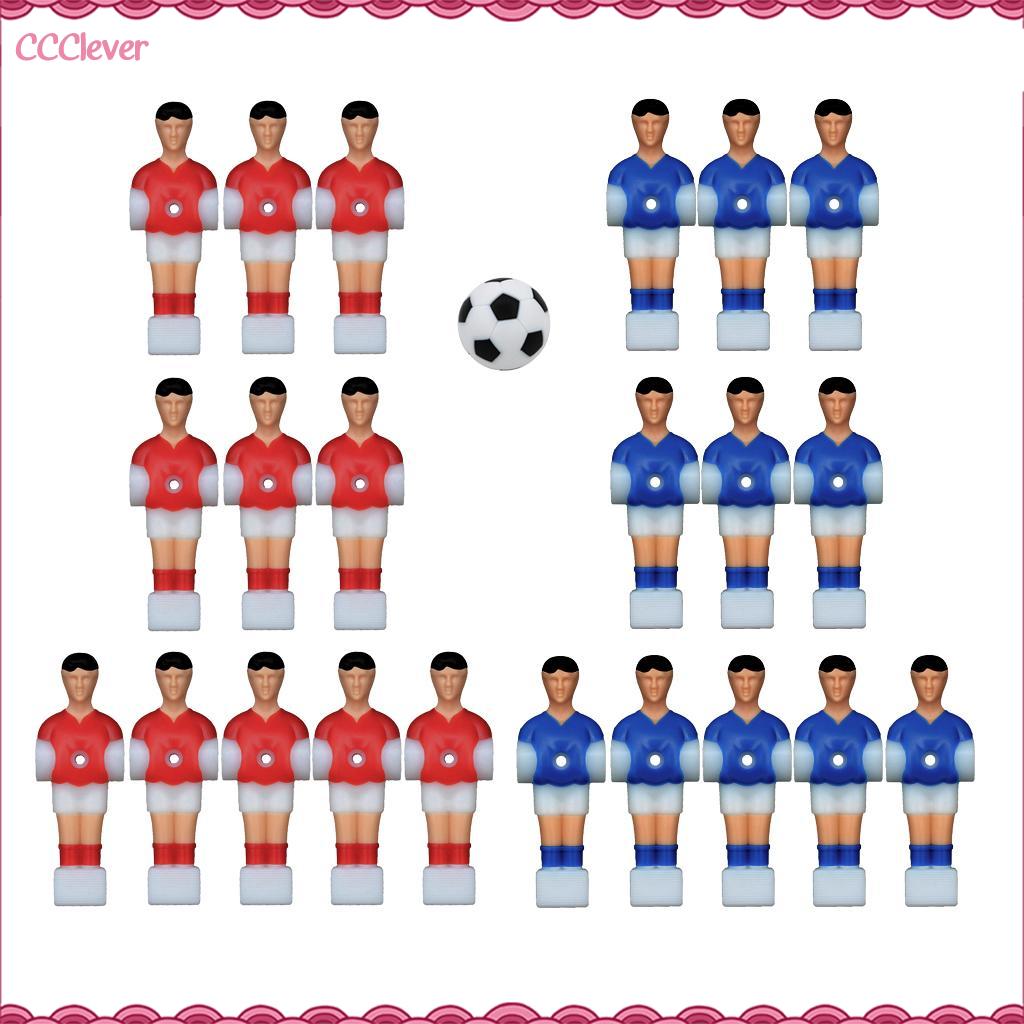 Ccclever 22PCS nhựa Foosball bóng đá nam bảng Top người đàn ông Máy nghe nhạc