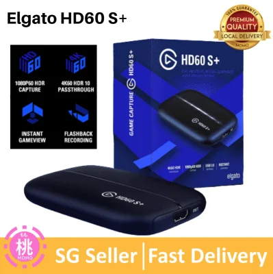 Elgato Game Capture HD60 S or HD60 S+ for PlayStation 4, Xbox One and Xbox 360, or Nintendo Switch gameplay, Full HD 1080p 60fps HD60S or HD60S+