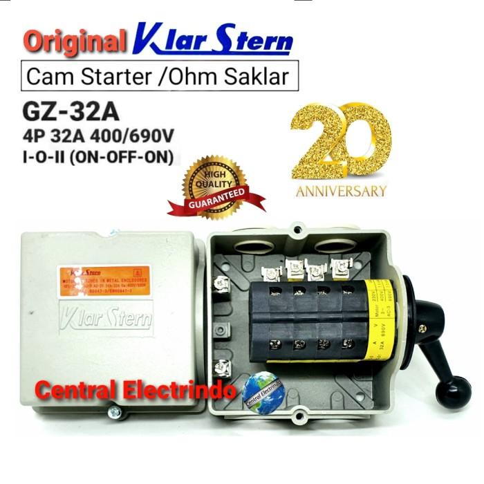 CAM STARTER OHM SAKLAR 4P GZ 32A I-0-II KLARSTERN. - Elvoir Store Harga 333,000 rupiah*Gratis Ongkir