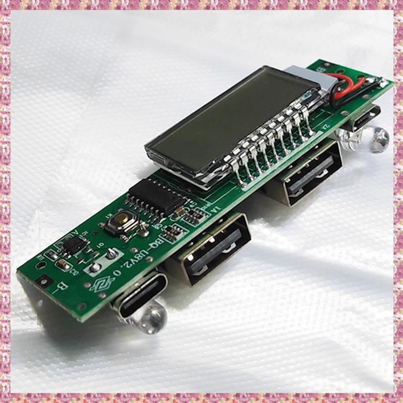 Lithium Battery Charger Board Mobile Power Board Motherboard LED Dual USB 5V 2.4A Circuit Board Micr
