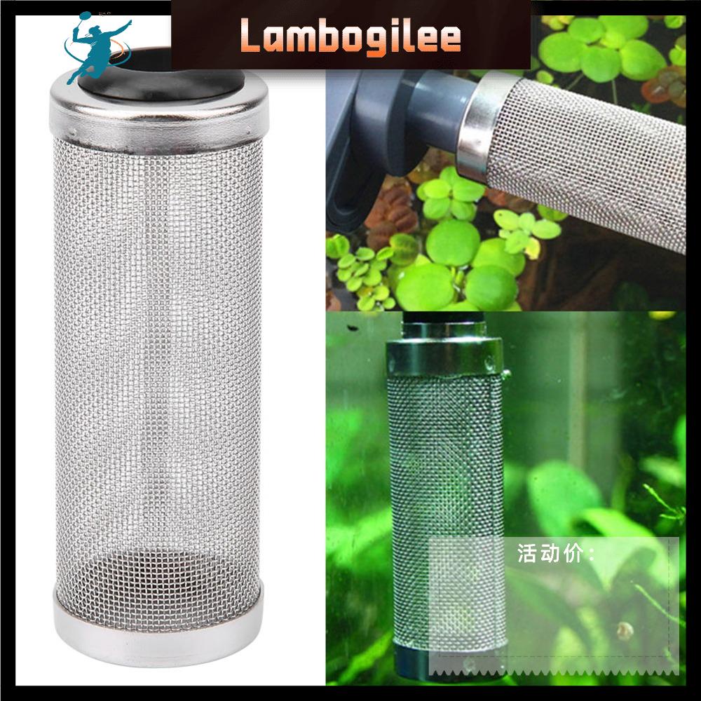 LAMBOGILEE silicon Lưới lọc bể cá Ống lọc trước  loại Bọc lưới ống lưới Vỏ bọc bộ lọc Phụ kiện Lưới thép không gỉ Bộ lọc tôm Hít thở bể cá