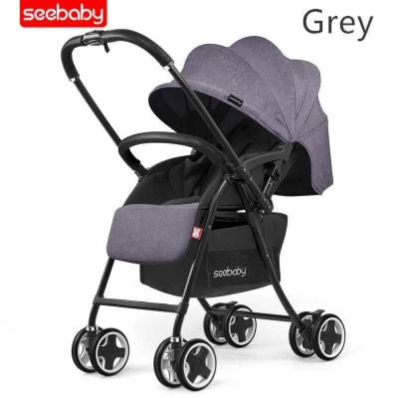 ★2018 new arrvial★ Authentic seebaby T09A lighter wider stroller/pram /one-second folding system/2way Singapore