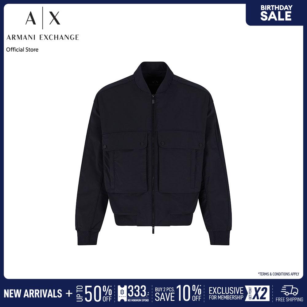 Armani Exchange Jacket Men XM000344-AF12283-UB101 Navy Blue ราคา 13,990 บาท*ส่งฟรี
