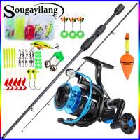 Souilang Fishing Rod Set Full Set 1.8m 1000-5000 Series Complete Set Fshing Rod and reel set and Fishing Accessories
