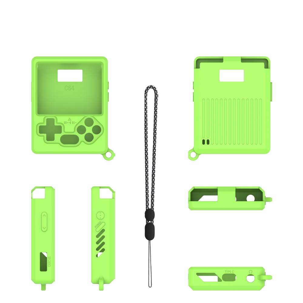 Cho gkd pixel 2 bảng điều khiển trò chơi Vỏ silicon bảo vệ chống rơi Ốp màu đơn đơn giản