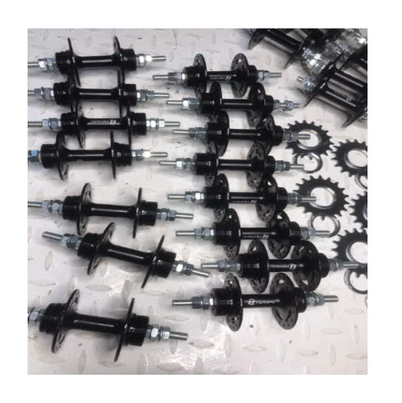 Hub Fixed gear Feiyafu 32 lỗ trước sau cho xe fixed - Đen (Bộ)