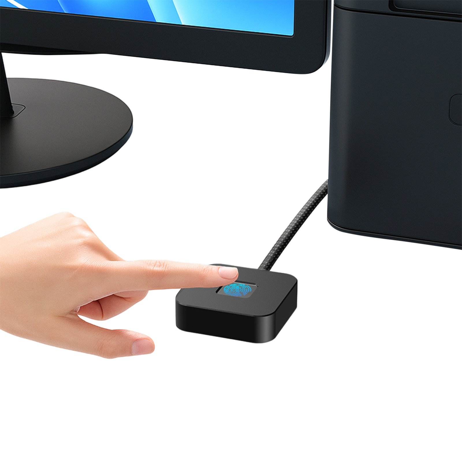 USB Fingerprint Reader with Extended 5ft Cable for Windows 10/11 Biometric Security and Identity Verification Giá  850,162 Đồng*Miễn phí vận chuyển