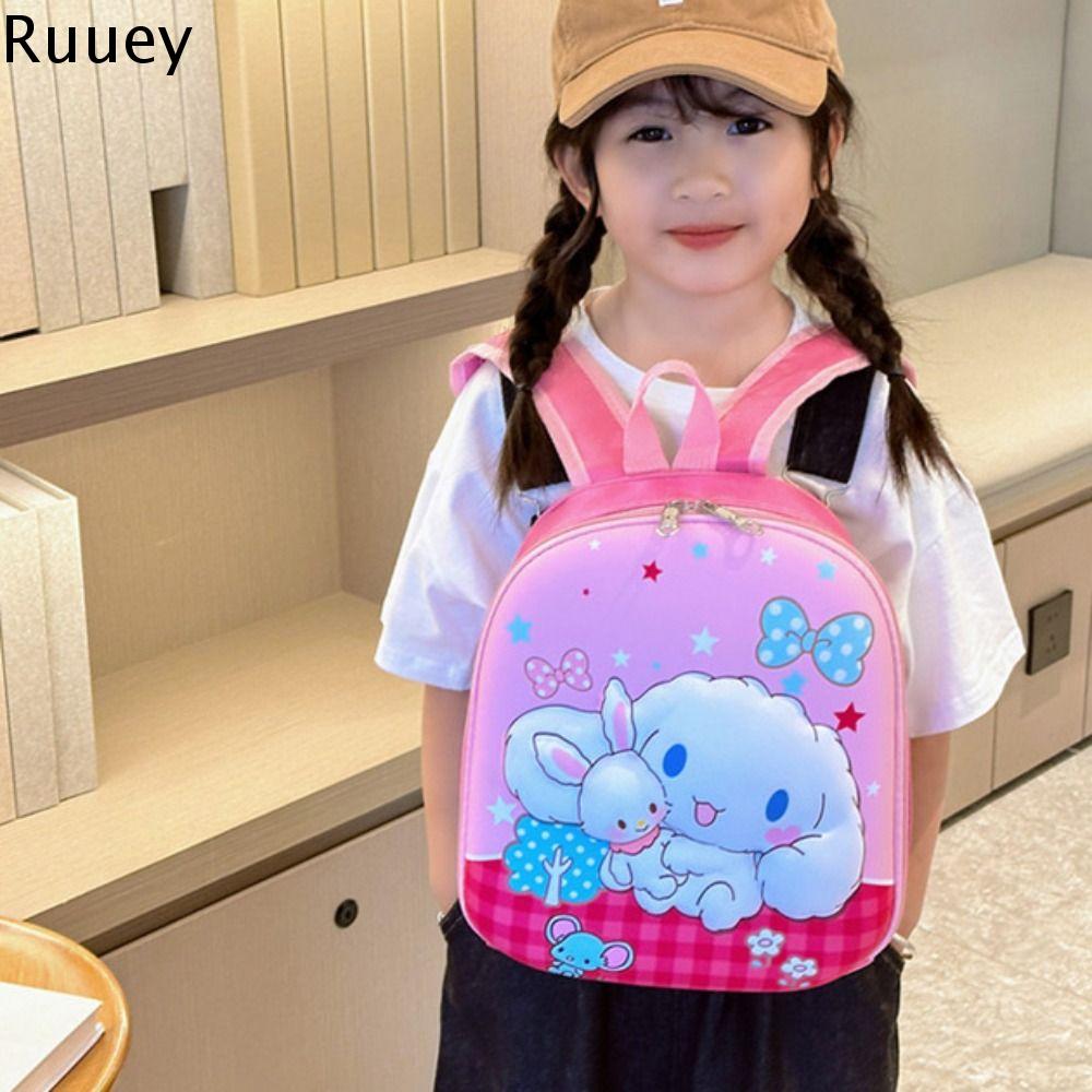 RUUEY Vỏ cứng EVA Ba lô hoạt hình kuromi Melody Pachacco Cinnamoroll Túi đeo vai dễ thương Ngọt ngào