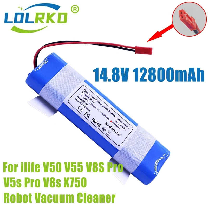 Brand new 14.8V6800mAh  Lithium ILIFE V5 V5s V50 V3 plus v3s pro Robot Vacuum Cleaner ilife v5s pro 