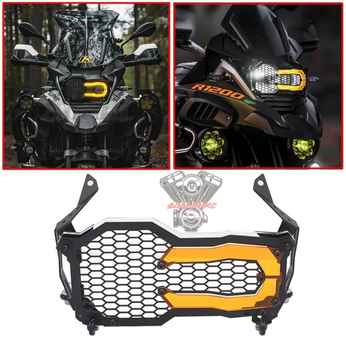 PROTECTOR LENS GRILL BMW GSLIGHT GUARD ORNAMENT LIS ORANGE BMW GS - Ollie Shop6 Harga 1,490,000 rupiah*Gratis Ongkir