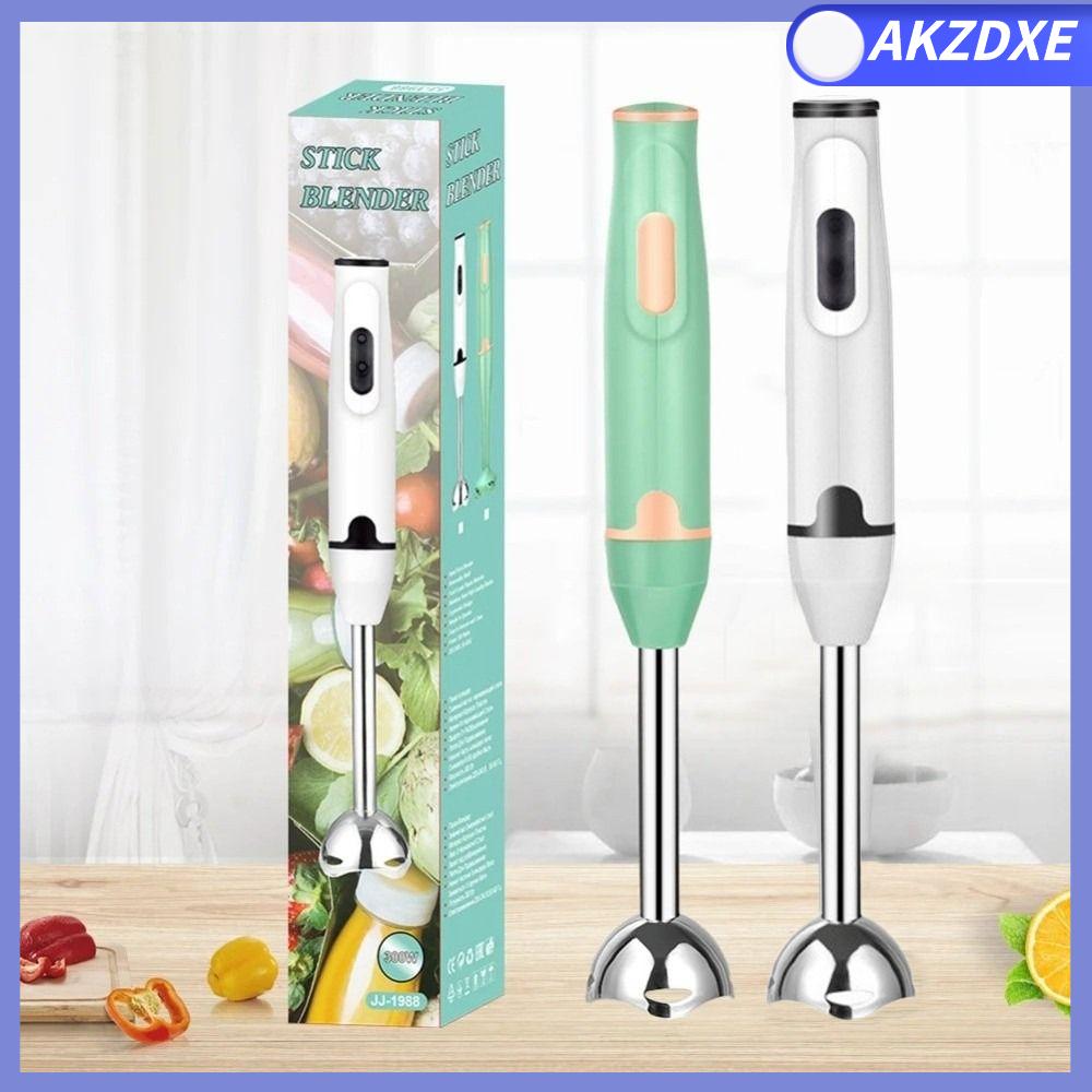 AKZDXE Cấp thực phẩm Máy xay cầm tay Đa năng Thép không gỉ Máy xay sinh tố điện ngâm Sáng tạo Máy xay rau củ Máy trộn que thực phẩm Làm món tráng miệng