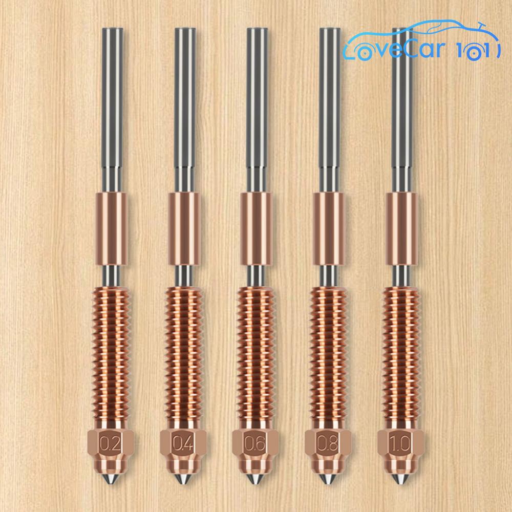 Quick-Swap Nozzle 0.2/0.4/0.6/0.8/1mm High Temperature Resistant Nozzle for Ender 3 V3/Ender V3 Plus 3D Printers ราคา 214 บาท*ส่งฟรี