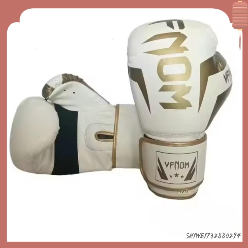 SHIWEI732880294 6/10/12/14oz Găng tay đấm bốc người lớn trẻ em PU Thoáng khí Găng tay đấm Taekwondo  Găng tay tập luyện Găng tay chiến đấu SANDA Muay Thai
