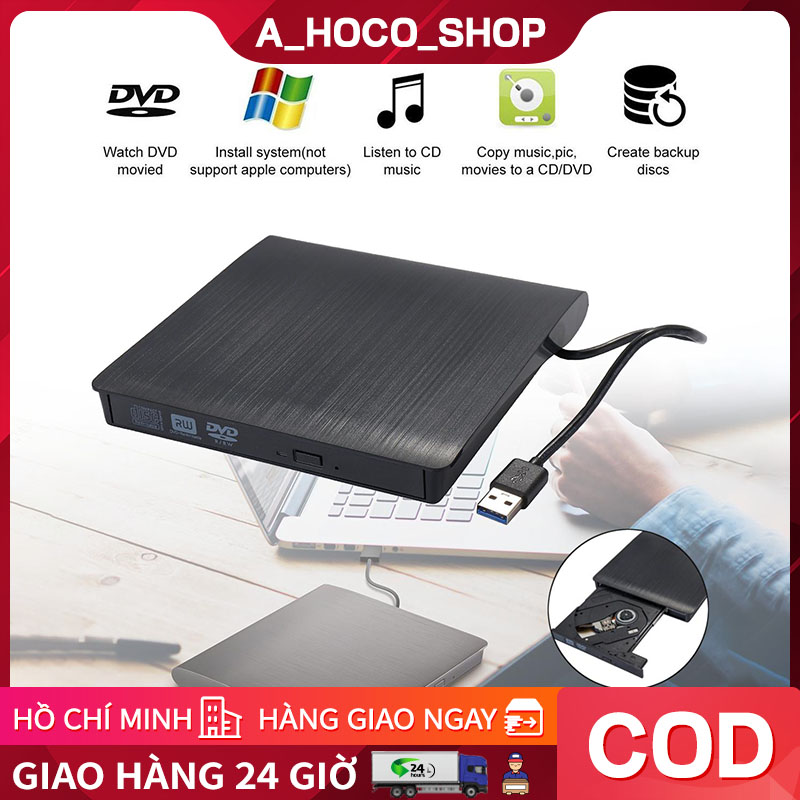 Ổ đĩa DVD ngoài Máy tính xách tay máy tính để bàn đa năng di động USB3.0 đọc ổ đĩa ngoài