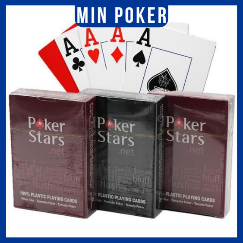 Bộ bài nhựa Pokerstar cao cấp cho Poker