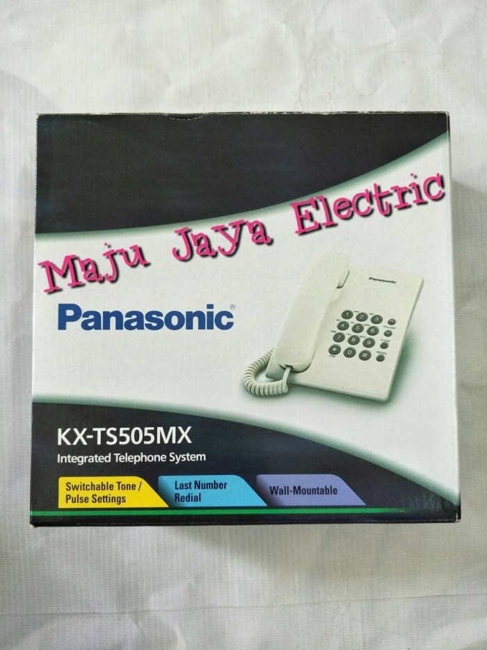 PESAWAT TELEPON PANASONIC KX-TS 505 MX TELEFON TS505 TELEPHONE 505MX-Shelishop13 Harga  407,000 Ringgit*Penghantaran Percuma